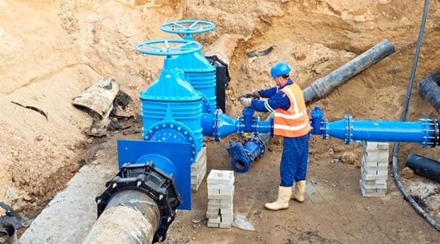 Travaux de génie civil pour réseau de distribution d'eau - Dakhlet Nouadhibou